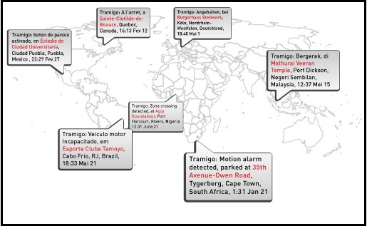 Tramigo Landmarks Data is available everywhere in the world in your language